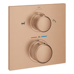 Grohe Allure Termostatik Ankastre Banyo ve Duş Bataryası (Sıva Üstü Grubu), 2 Yollu, Fırçalı Bakır - alternatif görünüm - GROHE 19446DL2