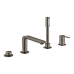 Grohe Lineare Dört Delikli Ankastre Küvet Bataryası (Sıva Üstü Grubu), Fırçalı Sert Grafit - alternatif görünüm - GROHE 19577AL1