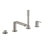 Grohe Lineare Dört Delikli Ankastre Küvet Bataryası (Sıva Üstü Grubu), Paslanmaz Çelik - alternatif görünüm - GROHE 19577DC1