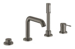 Grohe Essence 4 Delikli Küvet Bataryası (Sıva Üstü Grubu), Fırçalı Sert Grafit - GROHE 19578AL1