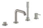 Grohe Essence New Ankastre Dört Delikli Ankastre Küvet Bataryası (Sıva Üstü Grubu), Paslanmaz Çelik - GROHE 19578DC1