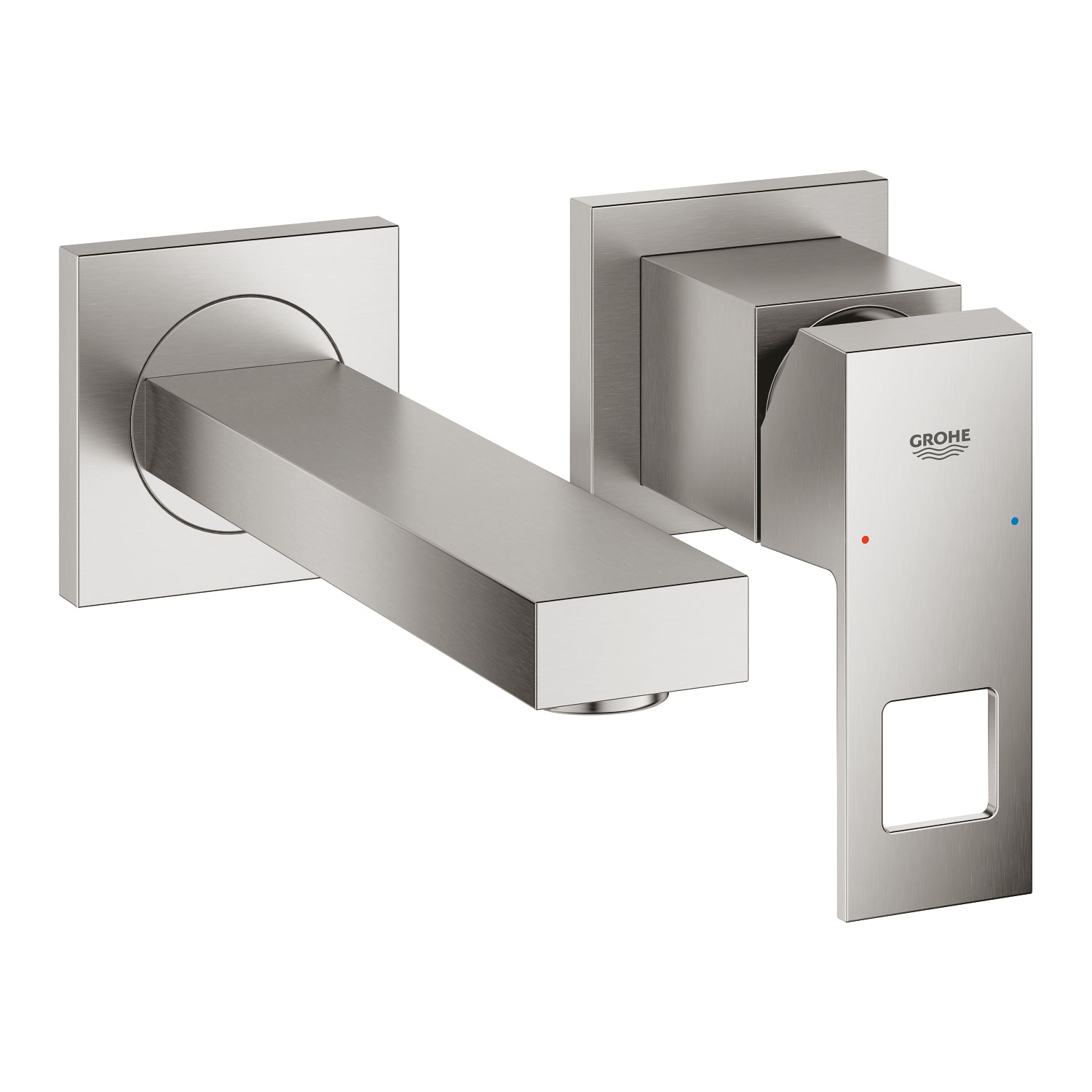 Grohe Eurocube Ankastre Lavabo Bataryası M-Boy(Sıva Üstü Grubu), Paslanmaz Çelik - alternatif görünüm - GROHE 19895DC0