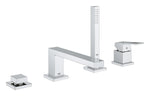 Grohe Euro Cube Dört Delikli Ankastre Küvet Bataryası (Sıva Üstü Grubu) - GROHE 19897001