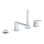Grohe Euro Cube Dört Delikli Ankastre Küvet Bataryası (Sıva Üstü Grubu) - alternatif görünüm - GROHE 19897001