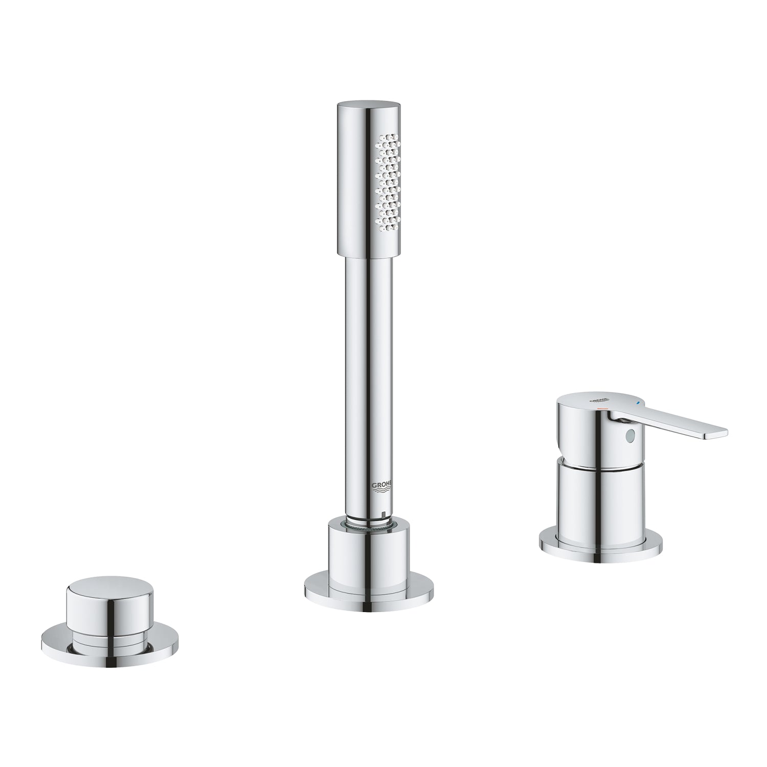 Grohe Lineare 3 Delikli Ankastre Küvet Bataryası (Sıva Üstü Grubu) - alternatif görünüm - GROHE 19965001