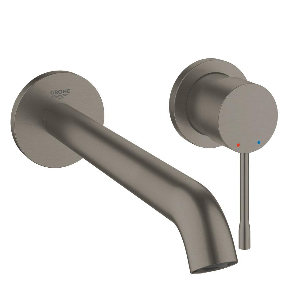 Grohe Essence Duvardan Ankastre Lavabo Bataryası L-Boyut (Sıva Üstü Grubu), Fırçalı Sert Grafit - GROHE 19967AL1