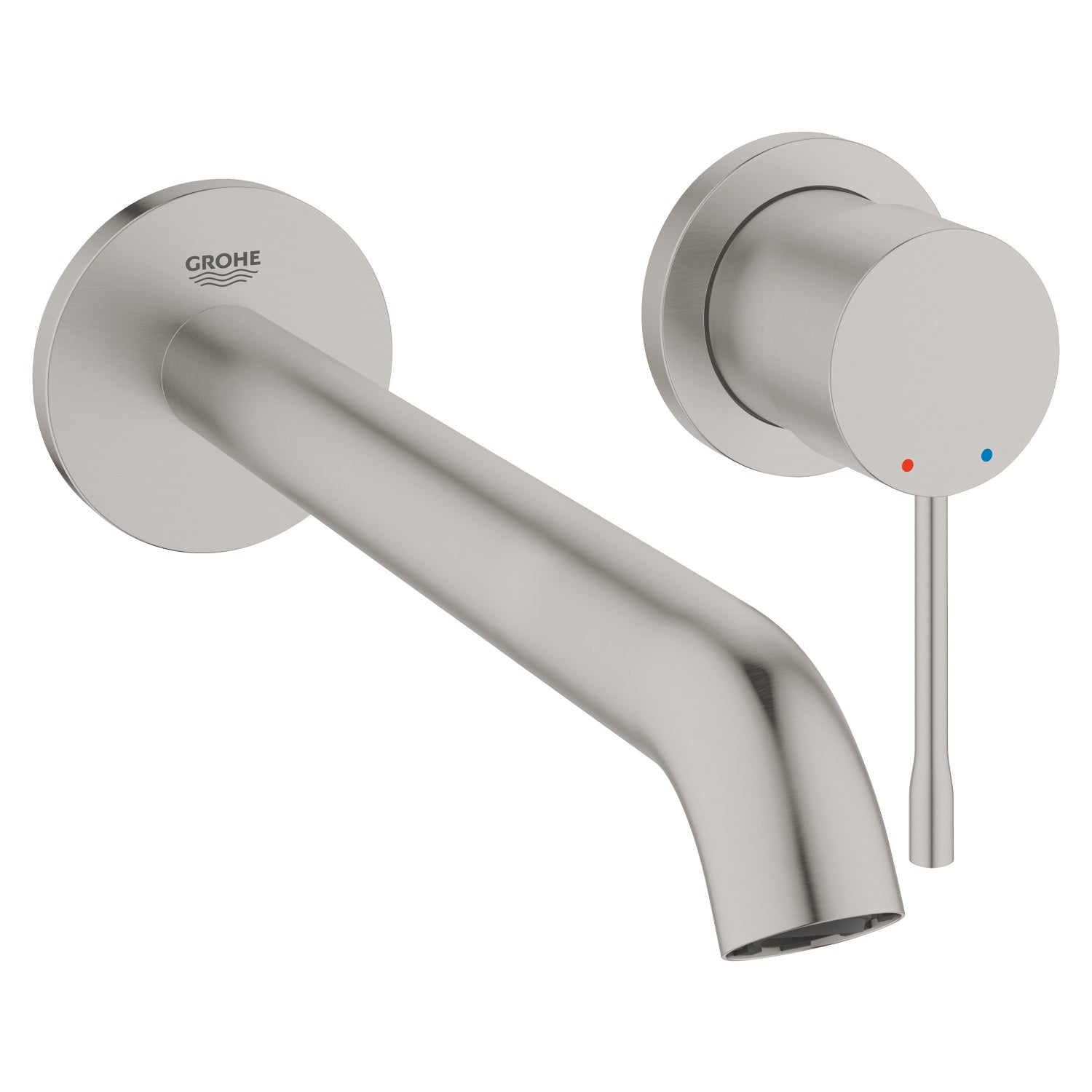Grohe Essence New Duvardan Ankastre Lavabo Bataryası (Sıva Üstü Grubu), Paslanmaz Çelik - alternatif görünüm - GROHE 19967DC1