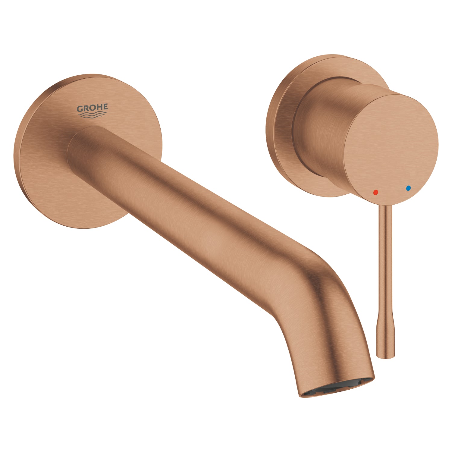 Grohe Essence Duvardan Ankastre Lavabo Bataryası L-Boyut (Sıva Üstü Grubu), Fırçalı Bakır - alternatif görünüm - GROHE 19967DL1