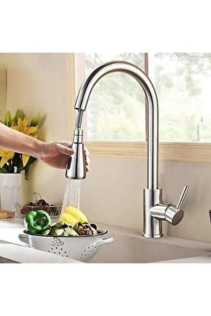 fleko-flora-krom-spiralli-mutfak-eviye-bataryasi