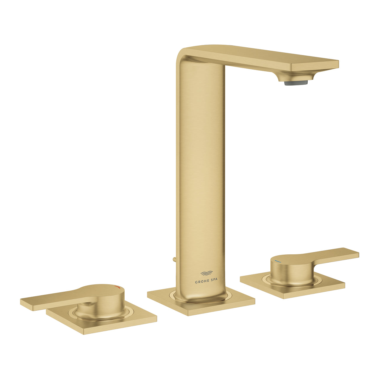 Grohe Allure 3 Delikli Ankastre Lavabo Bataryası, Fırçalı Altın