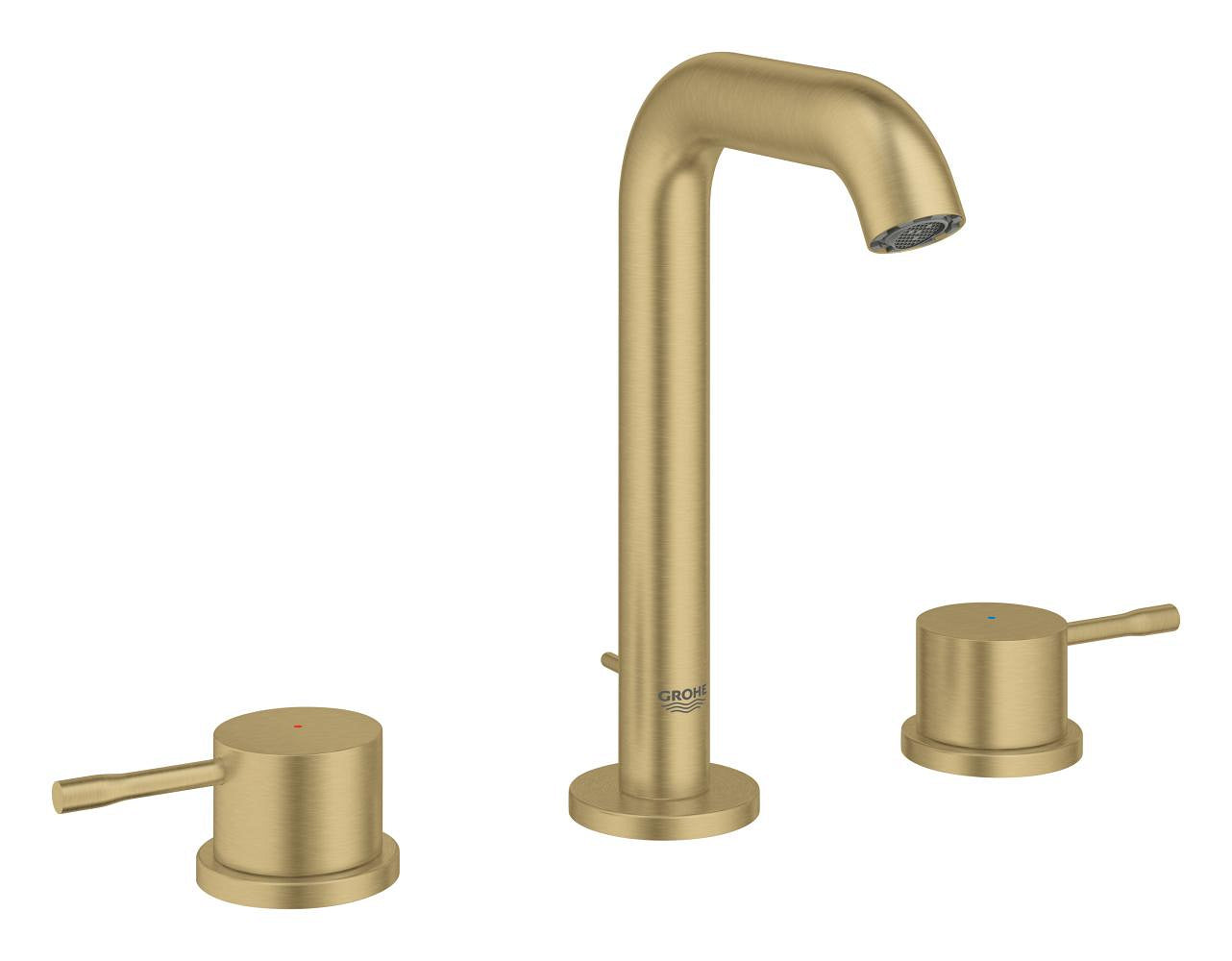 Grohe Essence 3 Delikli Lavabodan Ankastre Lavabo Bataryası, Fırçalı Altın - GROHE 20296GN1