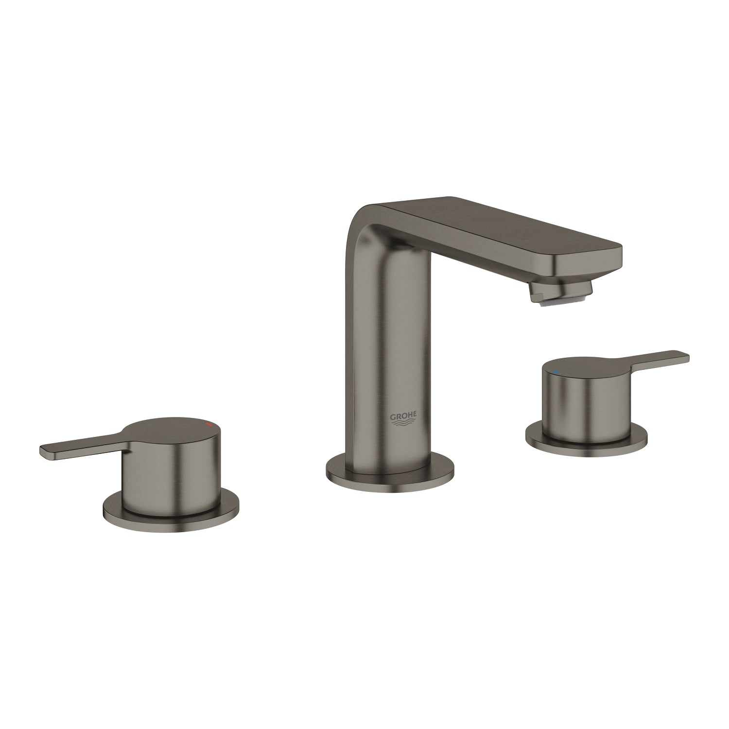 Grohe Lineare 3 Delikli Ankastre Lavabo Bataryası, Sifon Kumandalı, Fırçalı Sert Grafit - alternatif görünüm - GROHE 20304AL1