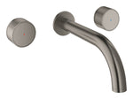 Grohe Atrio Private Collection 3 Delikli Ankastre Lavabo Bataryası (Sıva Üstü Grubu) Fırçalı Sert Grafit - GROHE 20589AL0