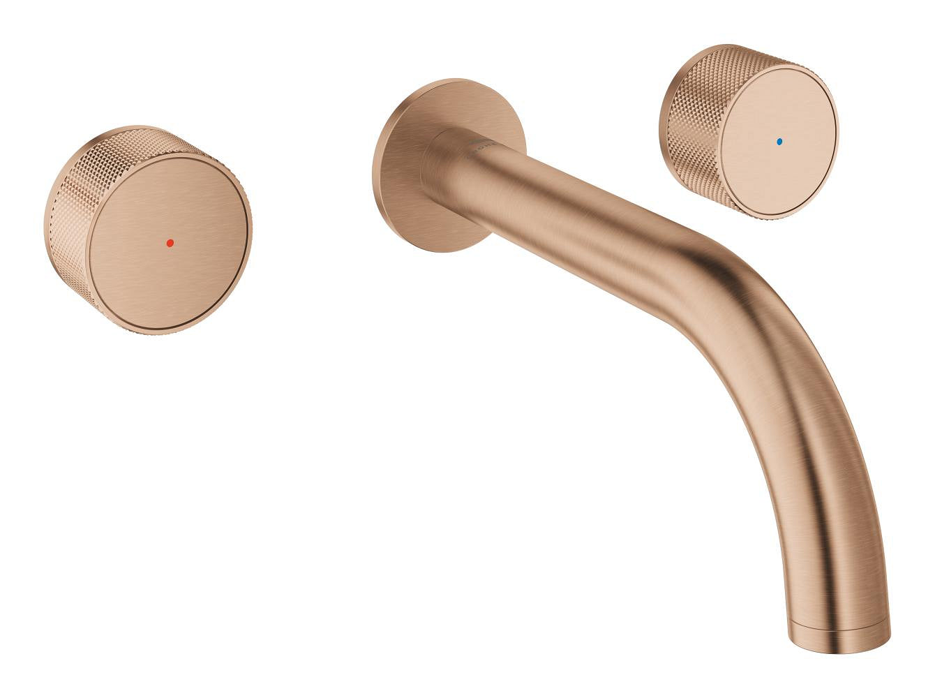 Grohe Atrio Private Collection 3 Delikli Ankastre Lavabo Bataryası (Sıva Üstü Grubu) Fırçalı Bakır - GROHE 20589DL0