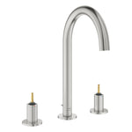 Grohe Atrio Private Collection 3 Delikli Ankastre Sifon Kumandalı Lavabo Bataryası (L-Boy), Paslanmaz Çelik - alternatif görünüm - GROHE 20593DC0