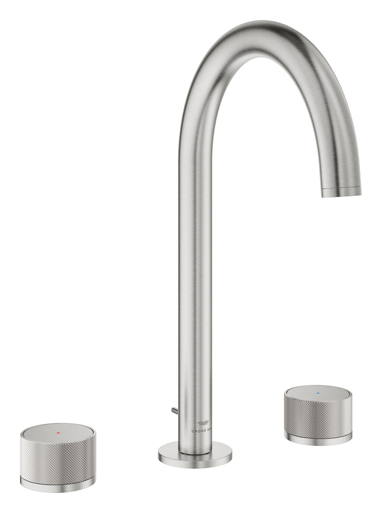 Grohe Atrio Private Collection 3 Delikli Ankastre Lavabo Bataryası, Sifon Kumandalı (L-Boy), Paslanmaz Çelik - GROHE 20595DC0