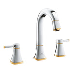 Grohe Grandera 3 Delikli Lavabo Bataryası, Sifon Kumandalı, Krom-Altın - alternatif görünüm - GROHE 20619IG0