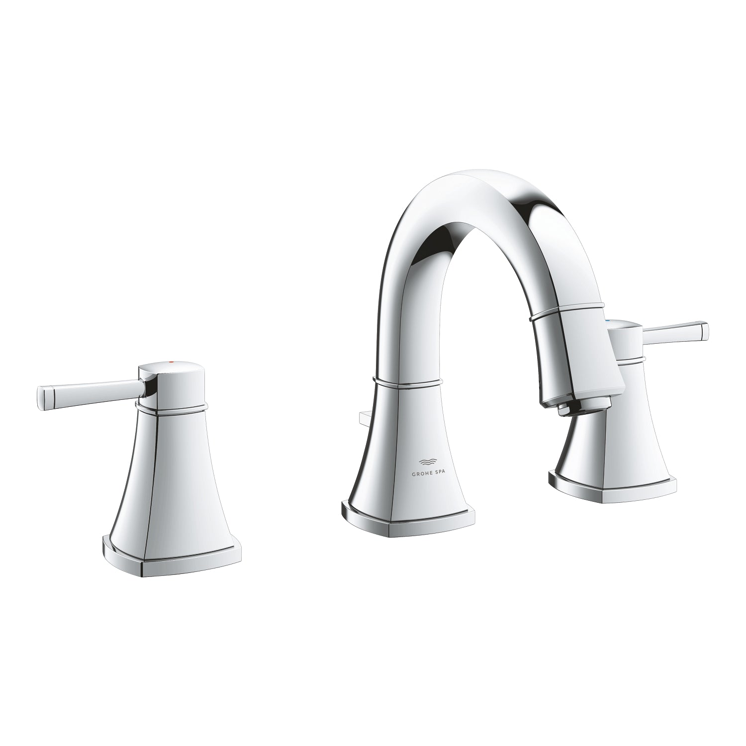 Grohe Grandera 3 Delikli Lavabodan Ankastre Sifon Kumandalı Lavabo Bataryası (M-Boy) - alternatif görünüm - GROHE 20624000