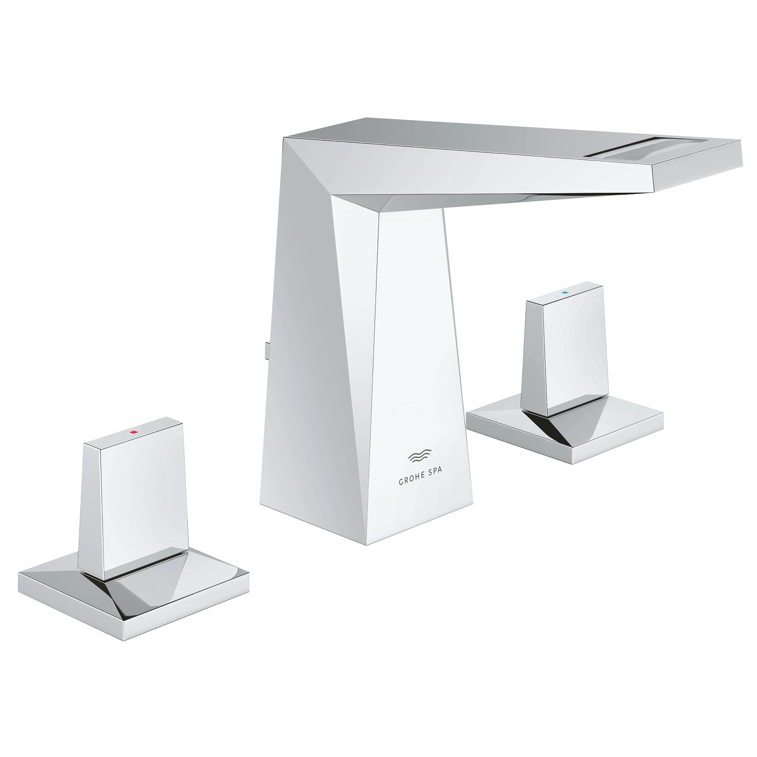 Grohe Allure Brilliant M-Boy, 3 Delikli Lavabodan Ankastre Lavabo Bataryası, Sifon Kumandalı - alternatif görünüm - GROHE 20626000