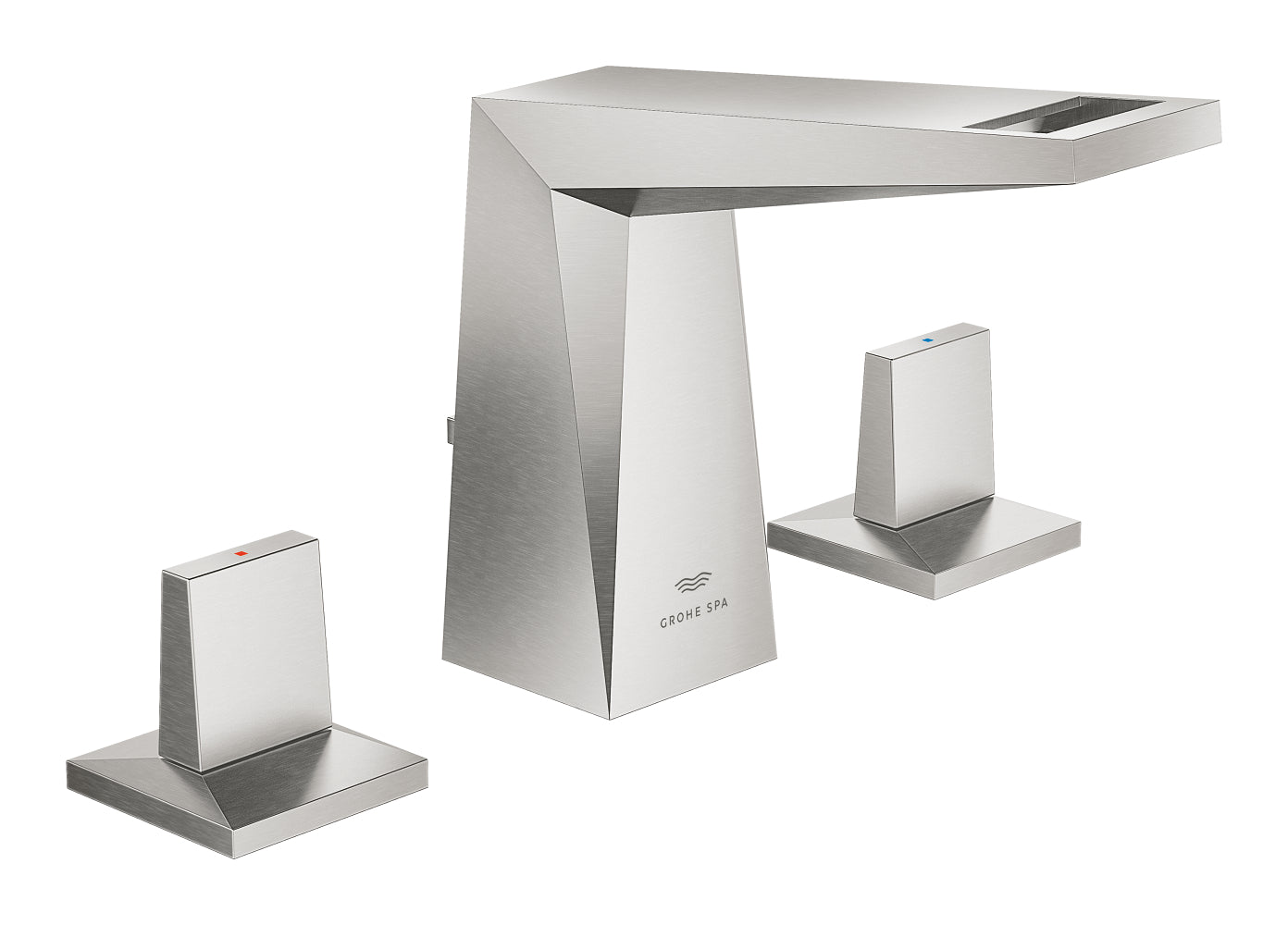 Grohe Allure Brilliant M-Boy, 3 Delikli Lavabodan Ankastre Lavabo Bataryası, Sifon Kumandalı, Paslanmaz Çelik - GROHE 20626DC0