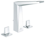 Grohe Allure Brilliant L-Boy, 3 Delikli Lavabodan Ankastre Lavabo Bataryası, Sifon Kumandalı - GROHE 20627000