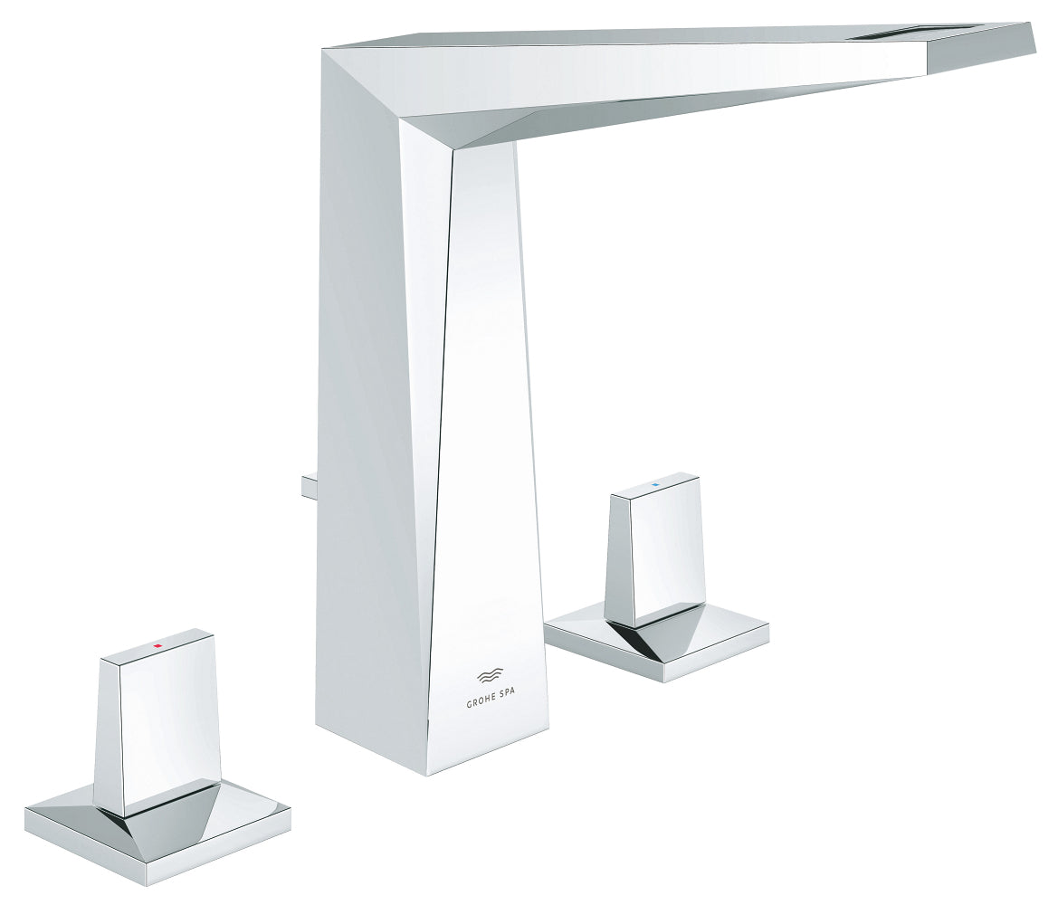 Grohe Allure Brilliant L-Boy, 3 Delikli Lavabodan Ankastre Lavabo Bataryası, Sifon Kumandalı - GROHE 20627000