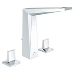 Grohe Allure Brilliant L-Boy, 3 Delikli Lavabodan Ankastre Lavabo Bataryası, Sifon Kumandalı - alternatif görünüm - GROHE 20627000