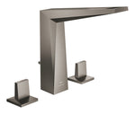 Grohe Allure Brilliant L-Boy, 3 Delikli Lavabodan Ankastre Lavabo Bataryası, Sifon Kumandalı, Fırçalı Sert Grafit - GROHE 20627AL0