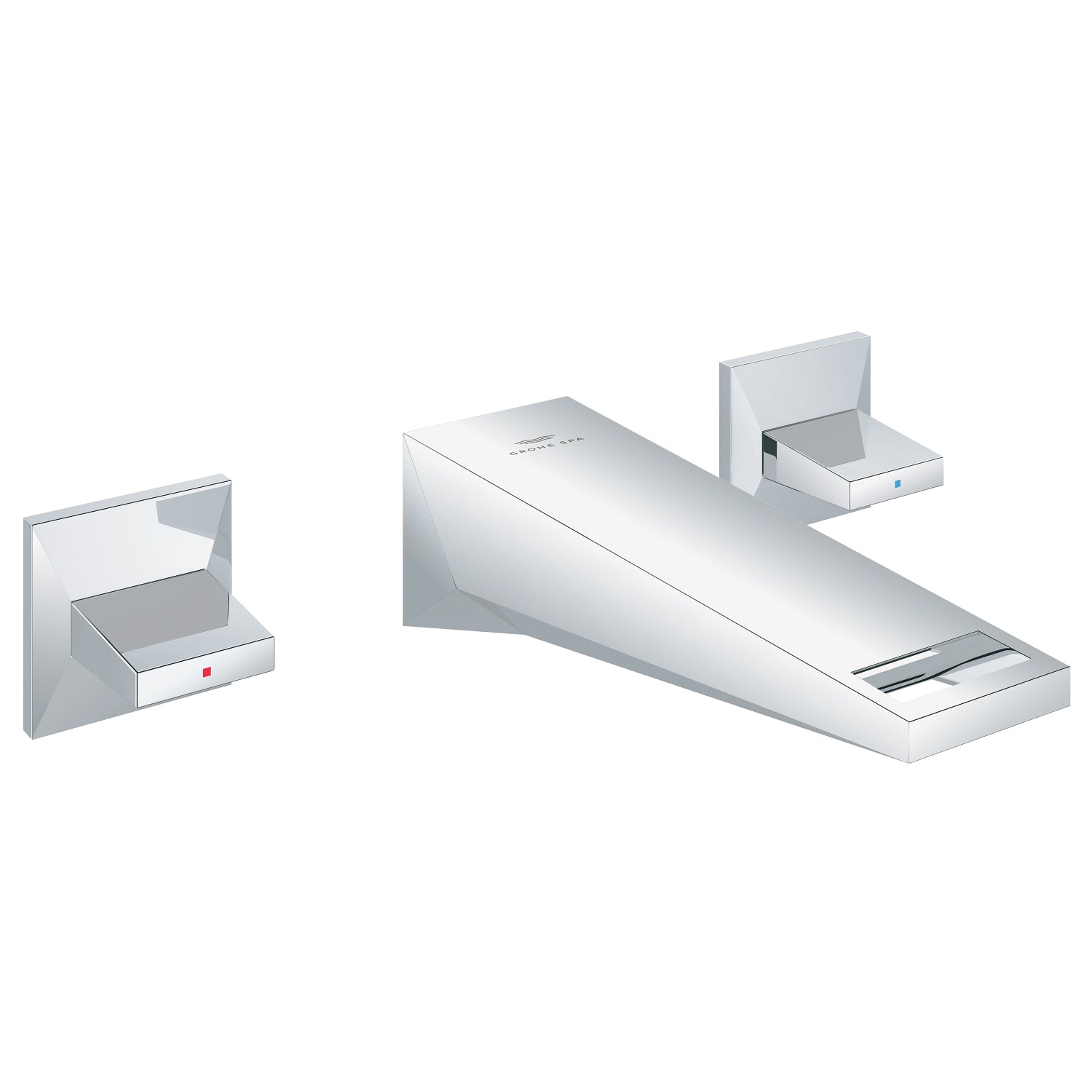 Grohe Allure Brilliant M-Boy, 3 Delikli Duvardan Ankastre Lavabo Bataryası (Sıva Üstü Grubu) - alternatif görünüm - GROHE 20628000