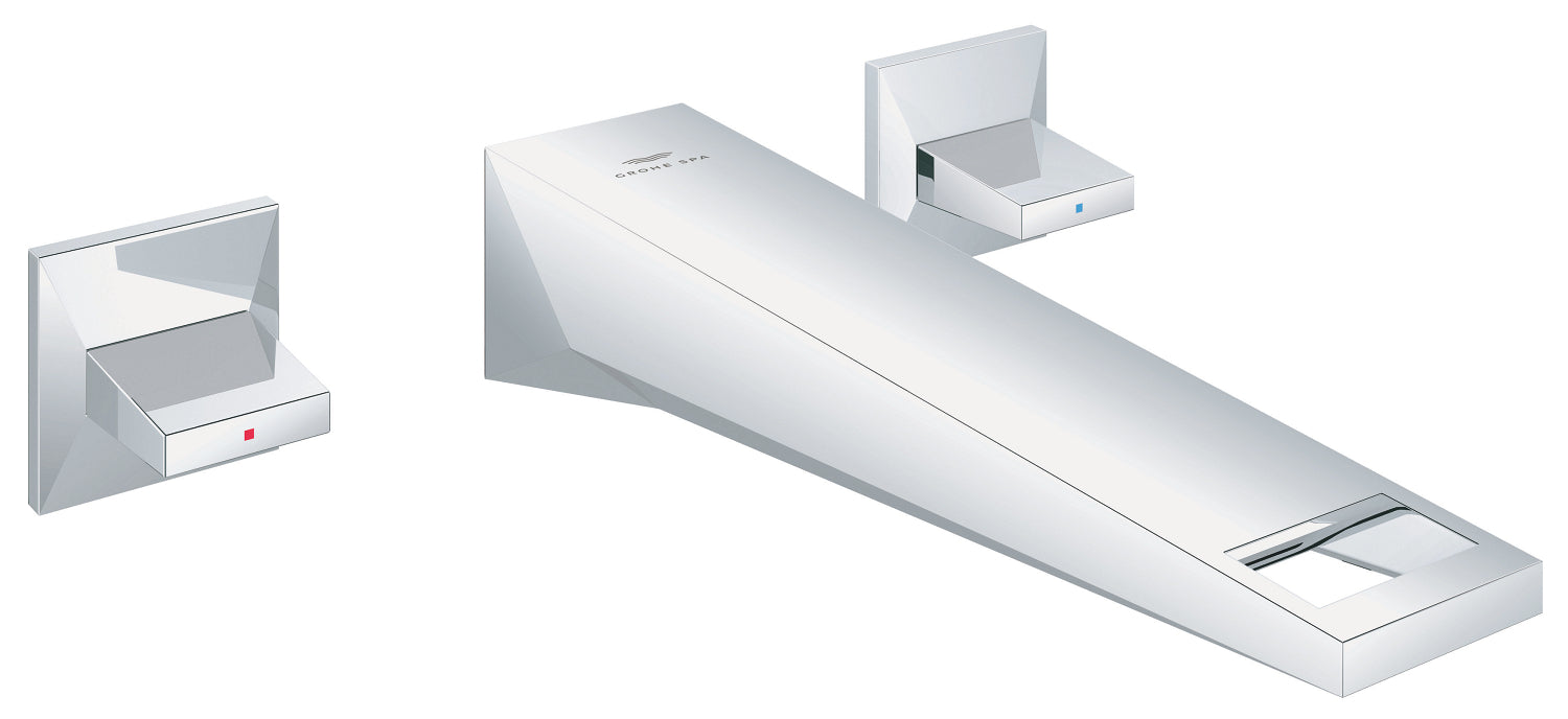 Grohe Allure Brilliant L-Boy, 3 Delikli Duvardan Ankastre Lavabo Bataryası (Sıva Üstü Grubu) - GROHE 20629000