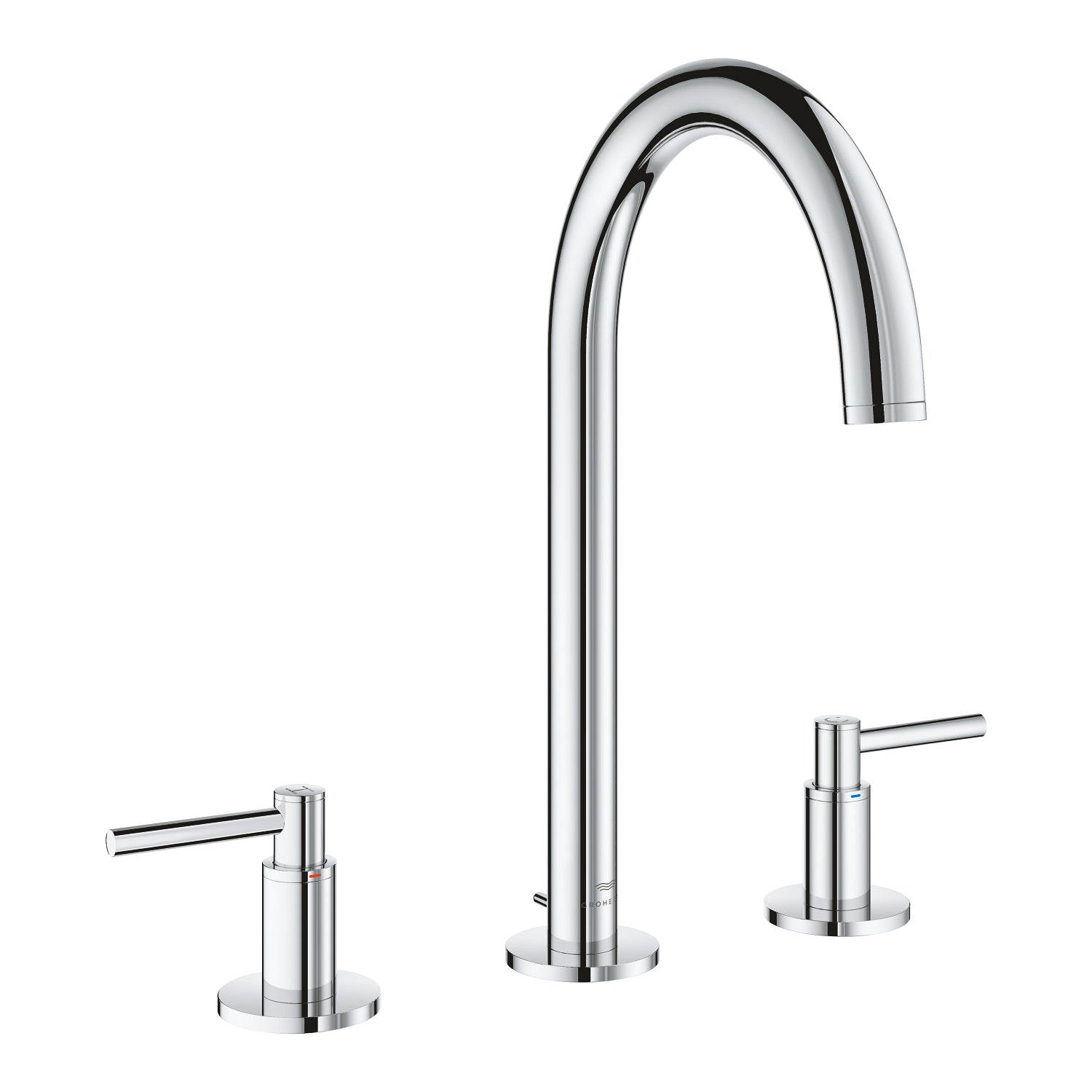 Grohe Atrio 3 Delikli Ankastre Lavabo Bataryası, Sifon Kumandalı - alternatif görünüm - GROHE 20649000