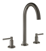 Grohe Atrio 3 Delikli Ankastre Lavabo Bataryası, Sifon Kumandalı, Fırçalı Sert Grafit - GROHE 20649AL0
