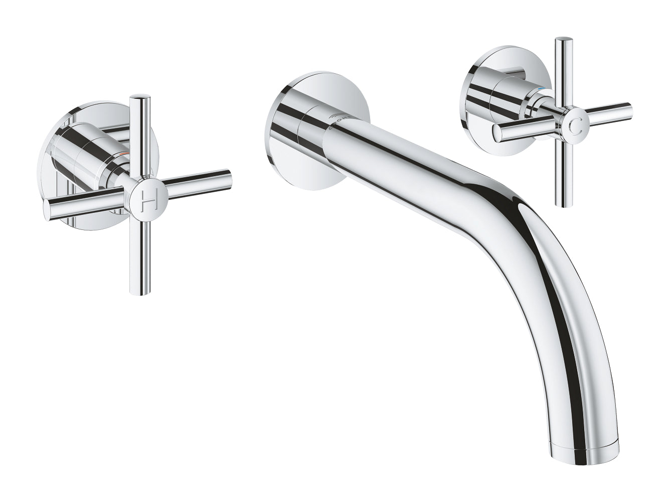 Grohe Atrio 3 Delikli Duvardan Ankastre Lavabo Bataryası (Sıva Üstü Grubu) - GROHE 20661000