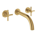 Grohe Atrio 3 Delikli Duvardan Ankastre Lavabo Bataryası (Sıva Üstü Grubu), Fırçalı Altın - alternatif görünüm - GROHE 20661GN0