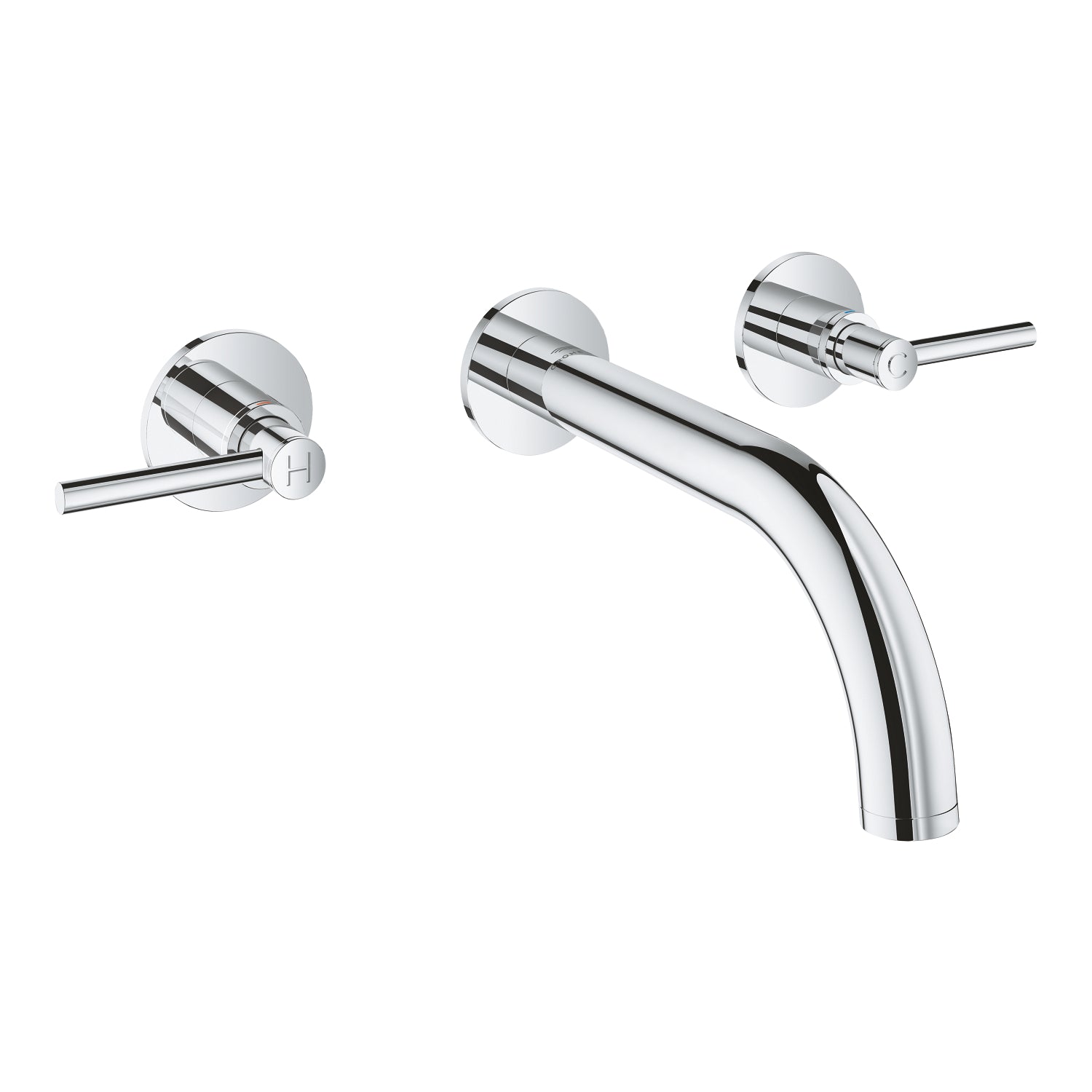 Grohe Atrio 3 Delikli Duvardan Ankastre Lavabo Bataryası (Sıva Üstü Grubu) - alternatif görünüm - GROHE 20662000