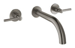 Grohe Atrio 3 Delikli Duvardan Ankastre Lavabo Bataryası (Sıva Üstü Grubu), Fırçalı Sert Grafit - GROHE 20662AL0