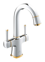 Grohe Grandera Sifon Kumandalı Lavabo Bataryası, Krom-Altın - GROHE 20666IG0