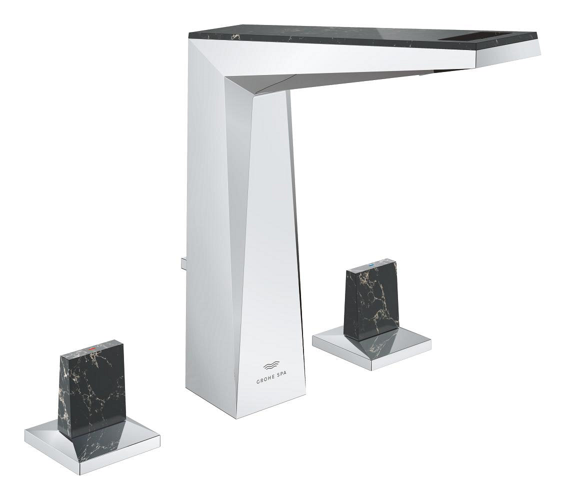 Grohe Allure Brilliant Private Collection L-Boy, 3 Delikli Lavabodan Ankastre Lavabo Bataryası, Sifon Kumandalı - GROHE 20669000