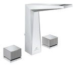 Grohe Allure Brilliant Private Collection L-Boy, 3 Delikli Lavabodan Ankastre Lavabo Bataryası, Sifon Kumandalı - GROHE 20670000