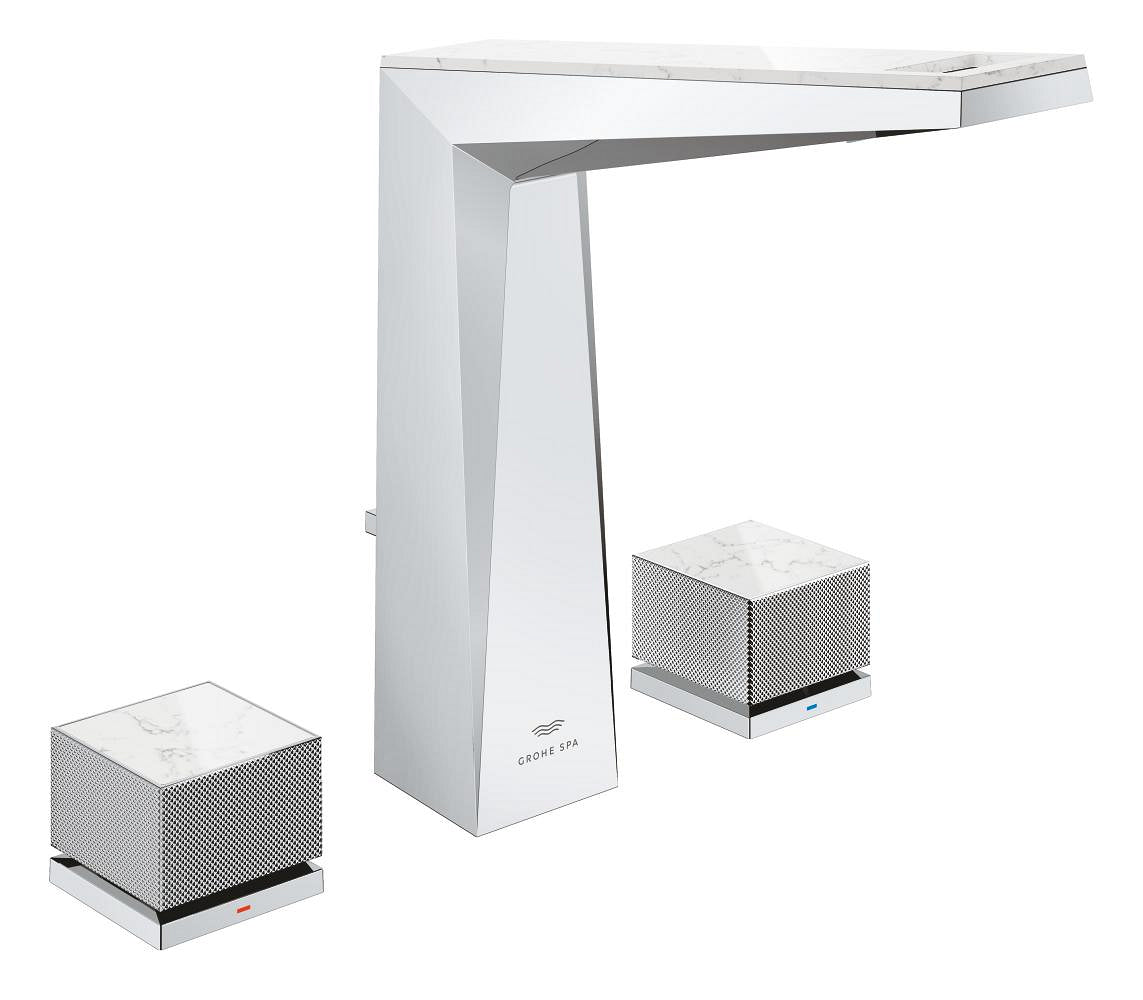 Grohe Allure Brilliant Private Collection L-Boy, 3 Delikli Lavabodan Ankastre Lavabo Bataryası, Sifon Kumandalı - GROHE 20671000