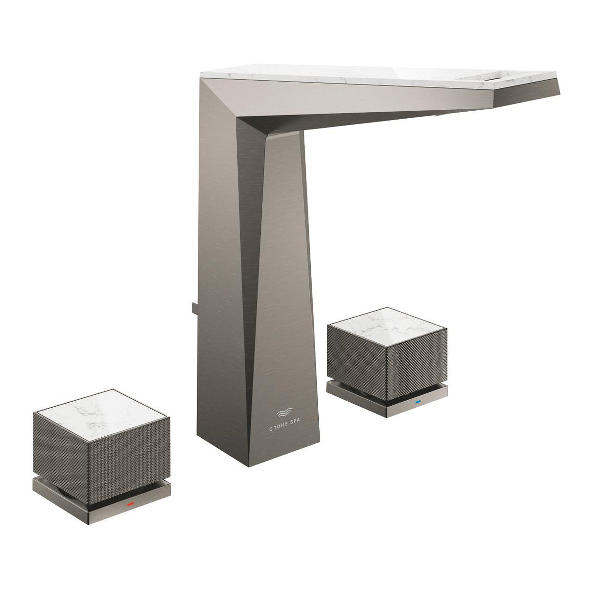 Grohe Allure Brilliant Private Collection 3 Delikli Lavabo Bataryası L-Boyut, Brushed Hard Graphite