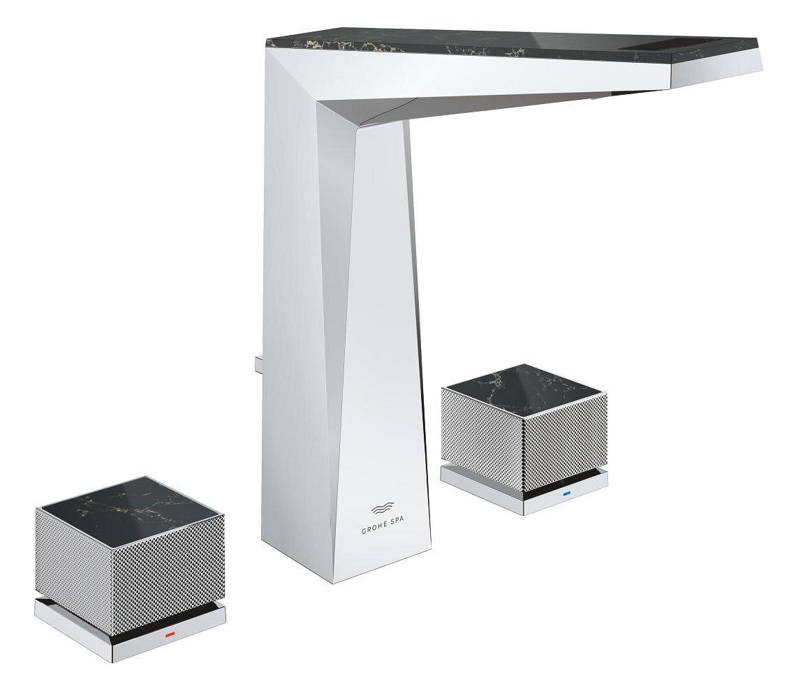 Grohe Allure Brilliant Private Collection L-Boy, 3 Delikli Lavabodan Ankastre Lavabo Bataryası, Sifon Kumandalı - GROHE 20672000