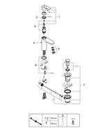 Grohe BauEdge Lavabo Bataryası