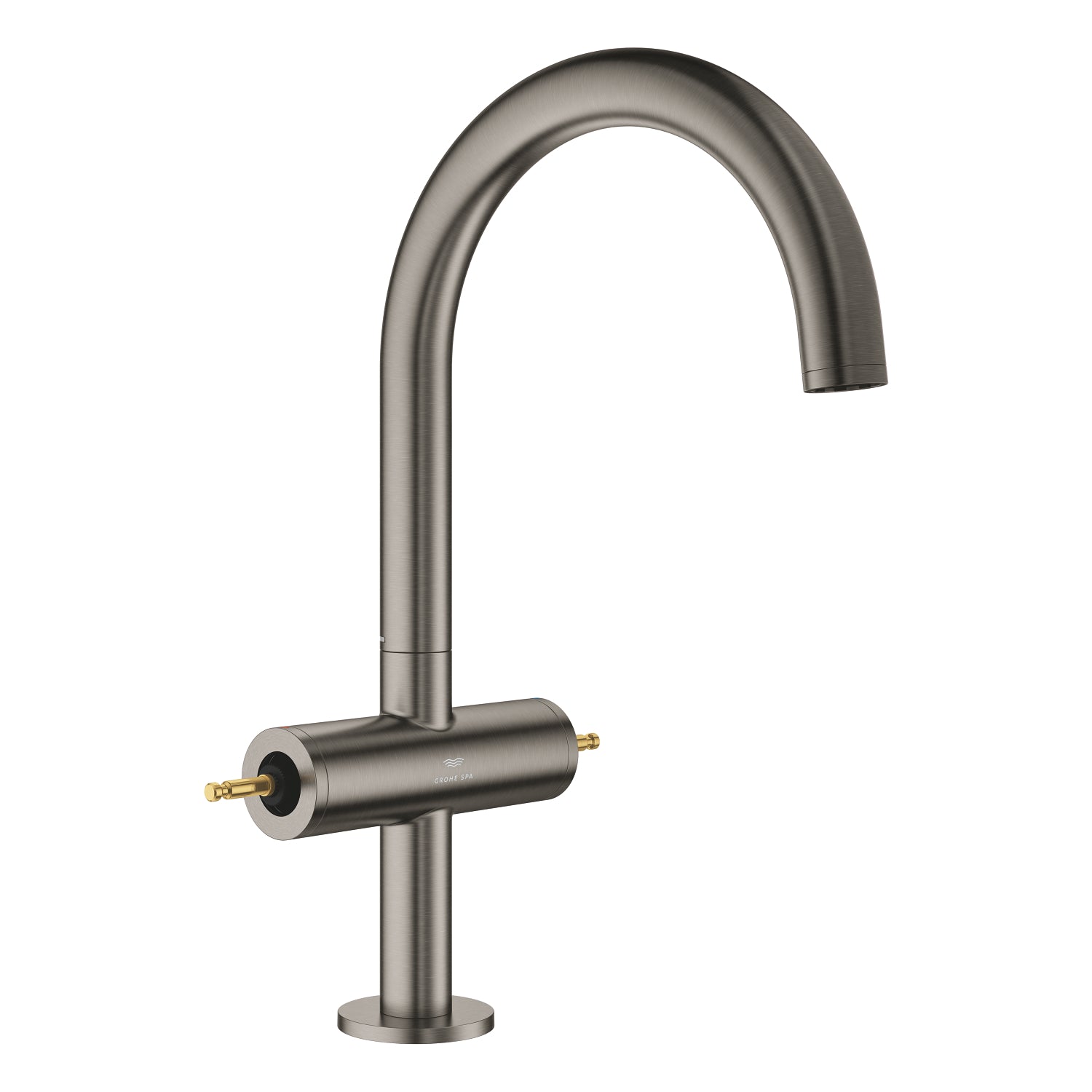 Grohe Atrio Private Collection Yüksek Lavabo Bataryası (L-Boy), Fırçalı Sert Grafit - alternatif görünüm - GROHE 21134AL0