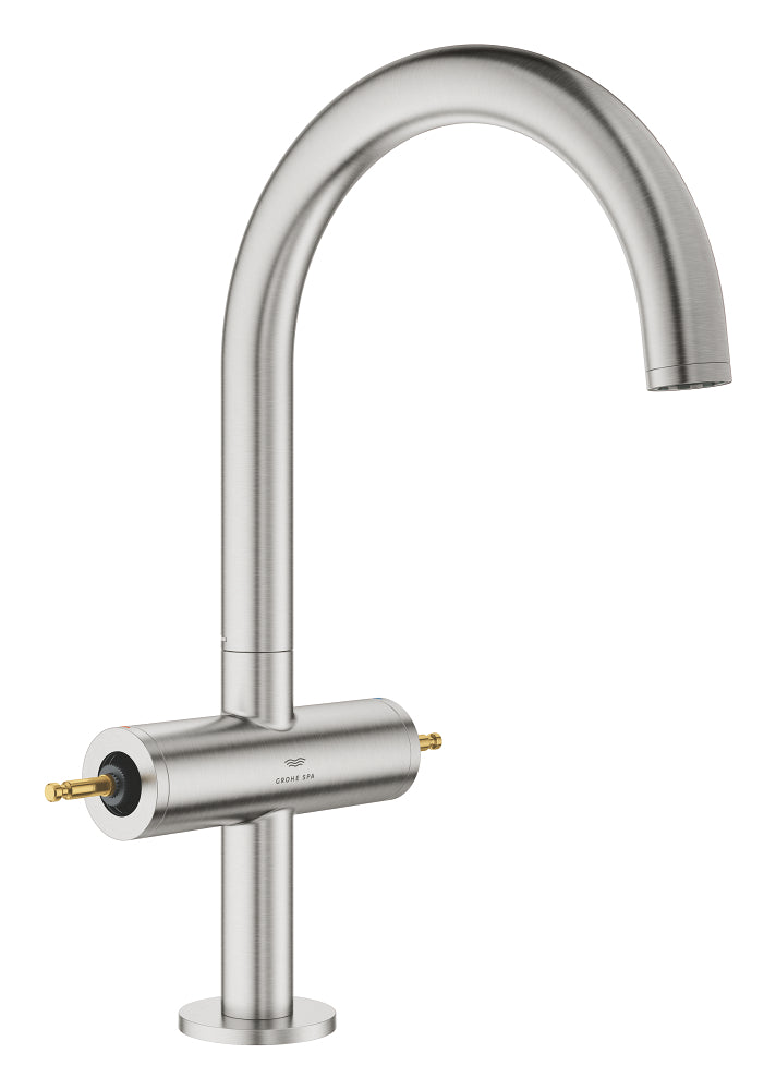 Grohe Atrio Private Collection Yüksek Lavabo Bataryası (L-Boy), Paslanmaz Çelik - GROHE 21134DC0