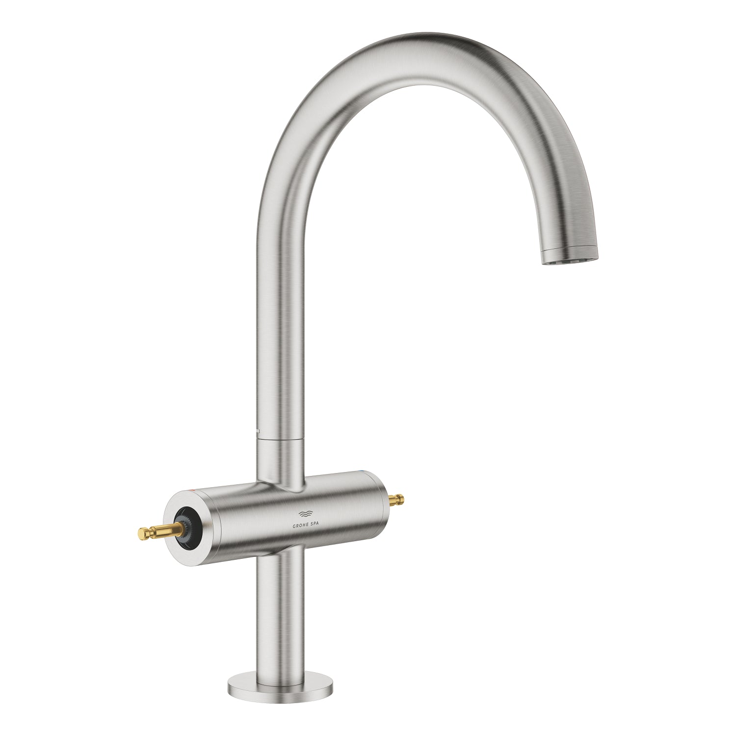 Grohe Atrio Private Collection Yüksek Lavabo Bataryası (L-Boy), Paslanmaz Çelik - alternatif görünüm - GROHE 21134DC0