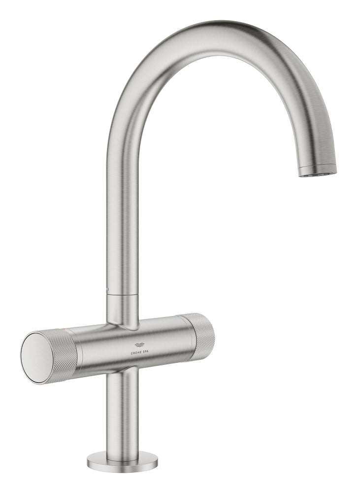 Grohe Atrio Private Collection Yüksek Lavabo Bataryası, Paslanmaz Çelik (L-Boy) - GROHE 21138DC0