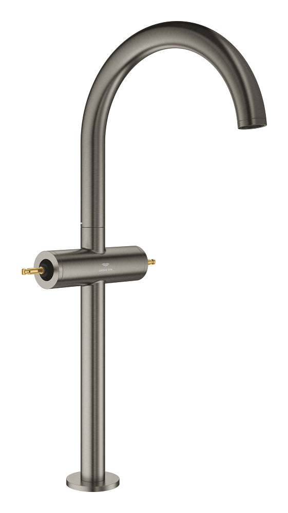 Grohe Atrio Private Collection Tezgah Üstü Lavabo Bataryası, Fırçalı Sert Grafit - GROHE 21140AL0