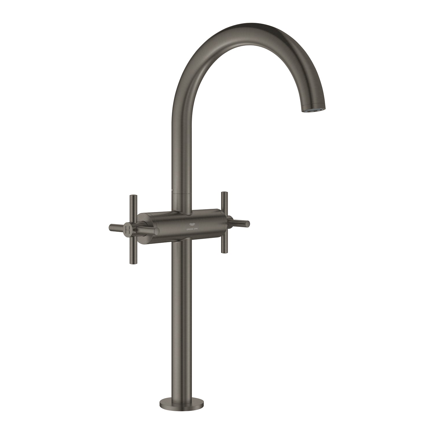 Grohe Atrio Tezgah Üstü Lavabo Bataryası, Sifon Kumandalı, Fırçalı Sert Grafit - alternatif görünüm - GROHE 21149AL0