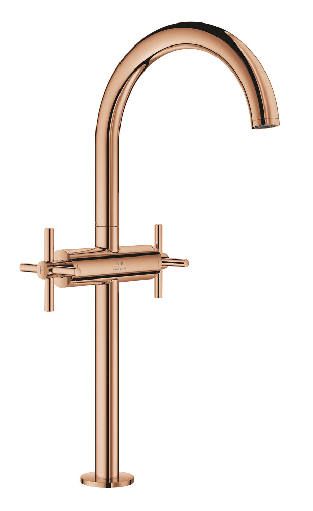 Grohe Atrio Tezgah Üstü Lavabo Bataryası, Sifon Kumandalı, Bakır - GROHE 21149DA0